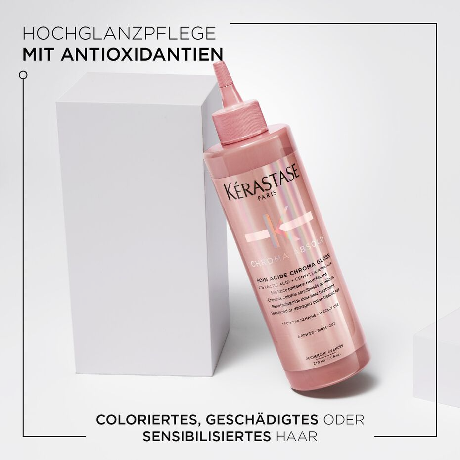 Chroma Absolu Soin Acide Gloss Regenerierende für Coloriertes Haar 210ml - Knaus Hairdesign