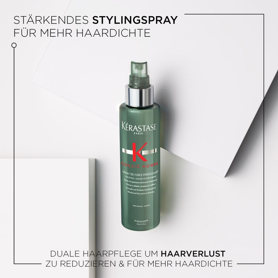 Genesis Homme Spray de Force Épaississant Stylingspray 150ml - Knaus Hairdesign