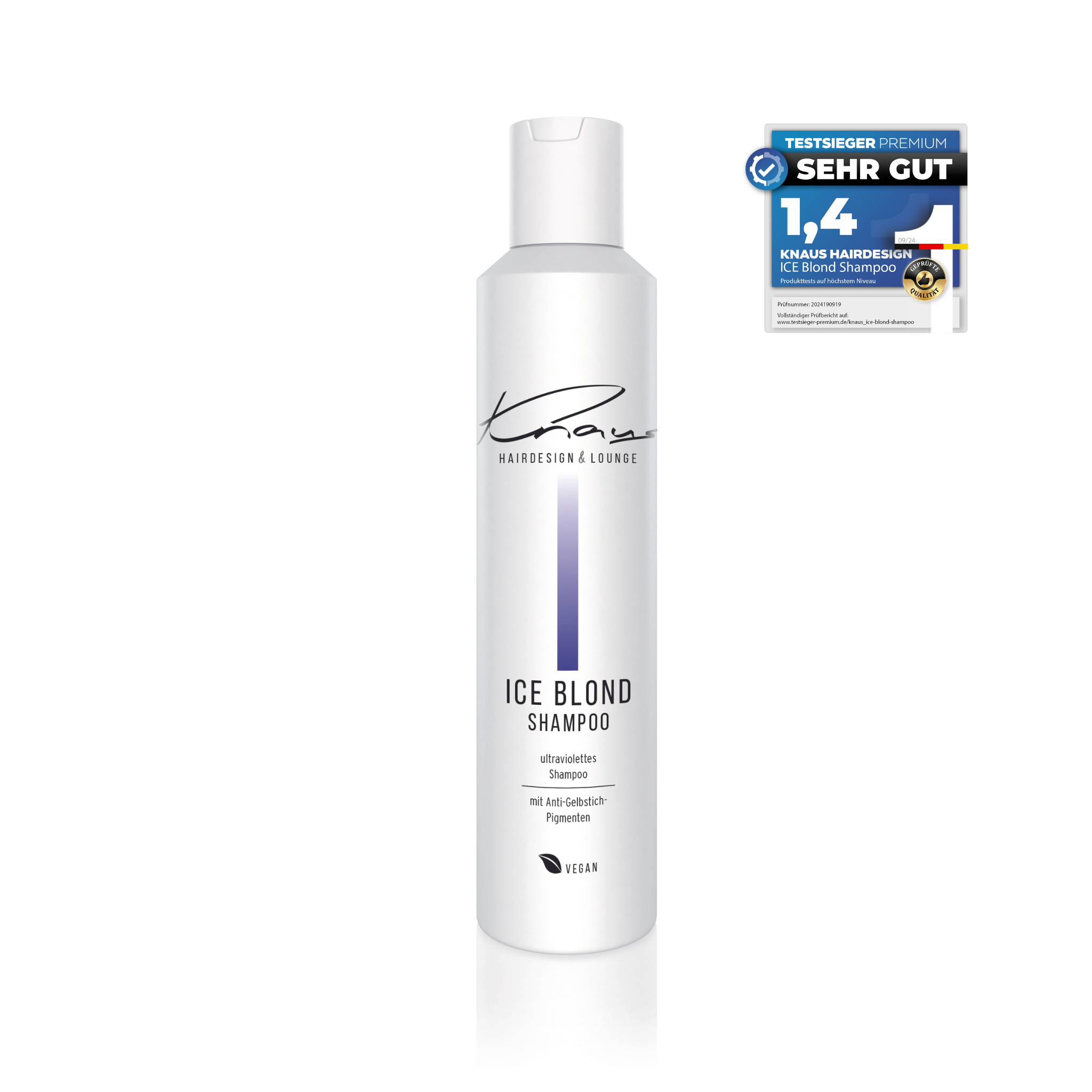 ICE BLOND Shampoo – Anti-Gelbstich-Shampoo für Blondiertes Haar - Knaus Hairdesign