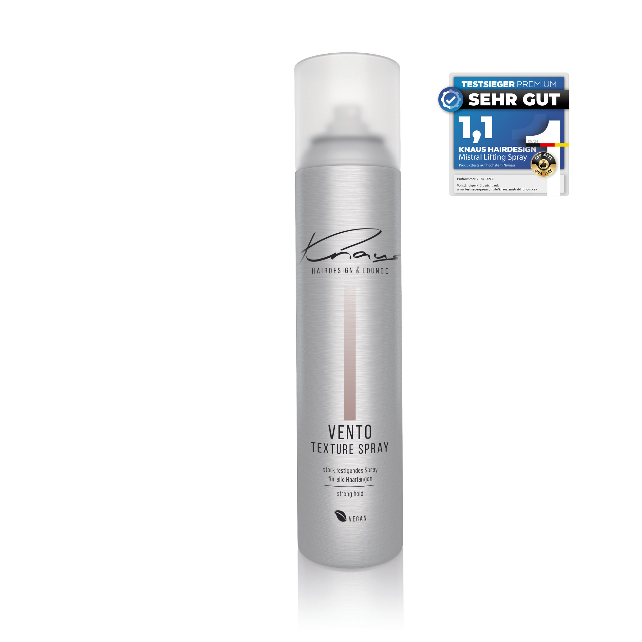 VENTO Texture Spray – Haarspray für starke Festigung und Struktur - Knaus Hairdesign