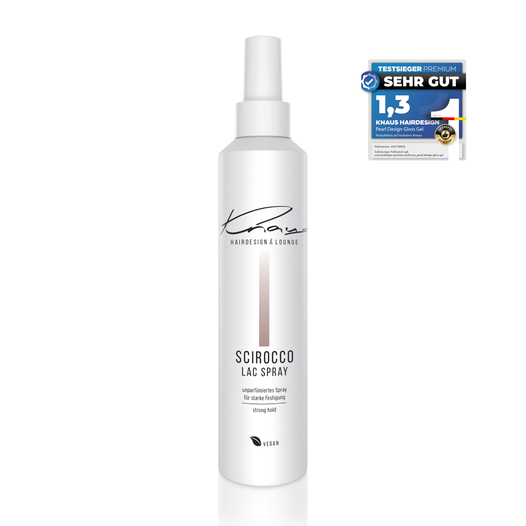 SCIROCCO Lac Spray – Pump-Haarspray für elastische Formgebung und starken Halt - Knaus Hairdesign