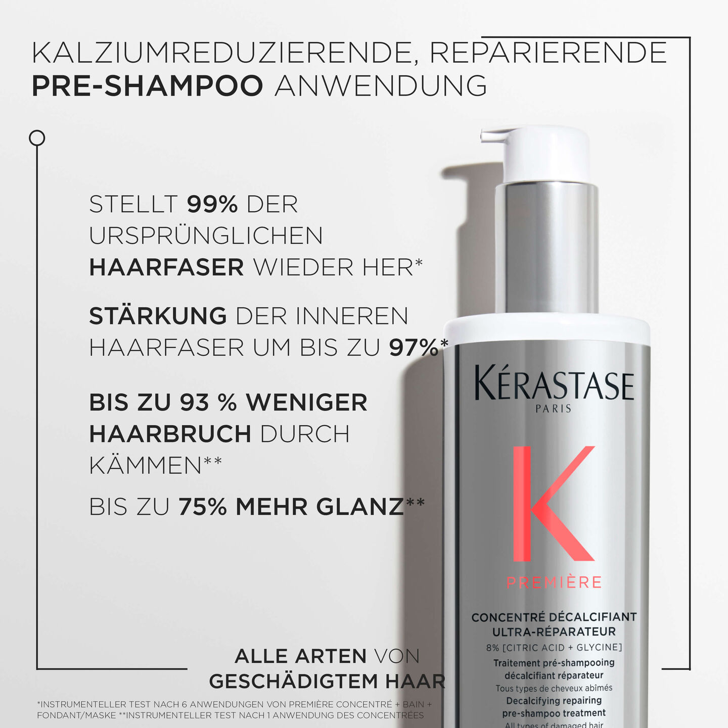 Première Concentré Décalcifiant Ultra-Réparateur 250ml - Knaus Hairdesign