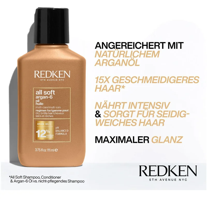 All Soft Argan-6 Oil für alle Haartypen 111 ml - Knaus Hairdesign